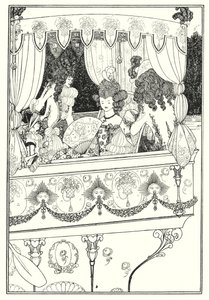 La Barge - Aubrey Beardsley